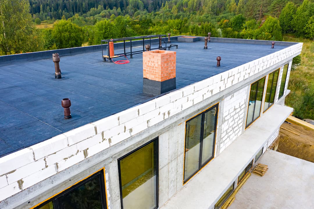 Flat roof installation on a UK residential property